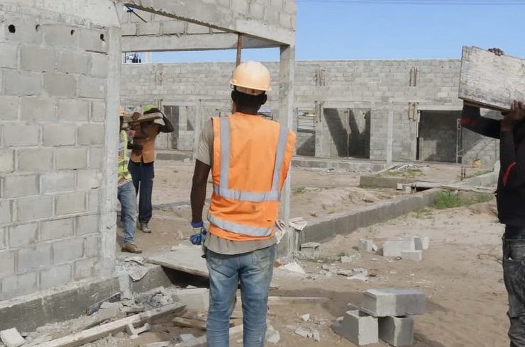 Construction activity in Angola. The sector's business conditions indicator remained above its historical average in Q2