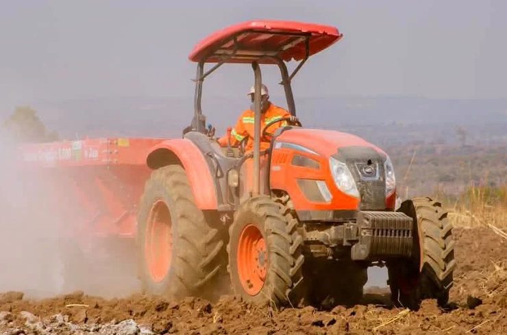 Agricultural land in Huambo Province, Angola, where a new soil correction and mechanisation programme targeting 2,000 he
