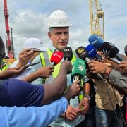 Construction site of the Quilonga Grande water project in Bom Jesus municipality, Icolo e Bengo province, Angola, visite