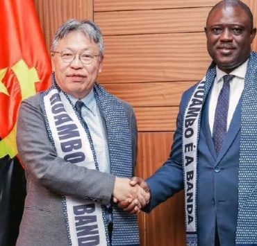 Huambo Provincial Government headquarters, Angola, where Japan's Ambassador Hiroaki Sano announced an $800 million inves