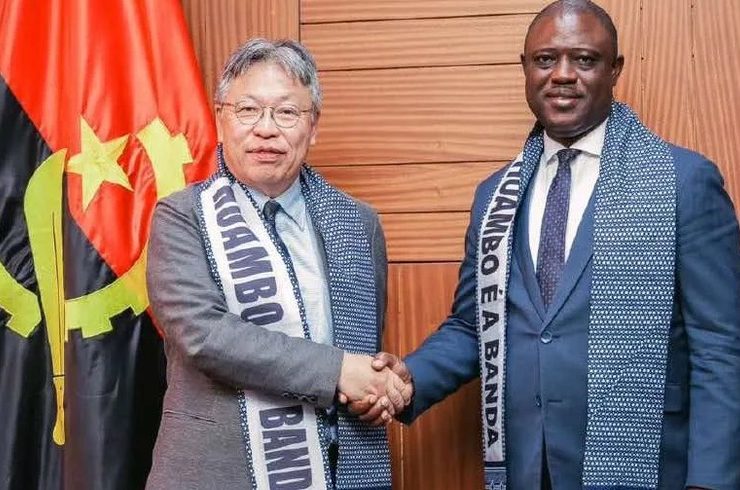 Huambo Provincial Government headquarters, Angola, where Japan's Ambassador Hiroaki Sano announced an $800 million inves