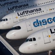 A Discover Airlines aircraft, the Lufthansa-owned leisure carrier that has rerouted some Windhoek-Frankfurt and Munich f