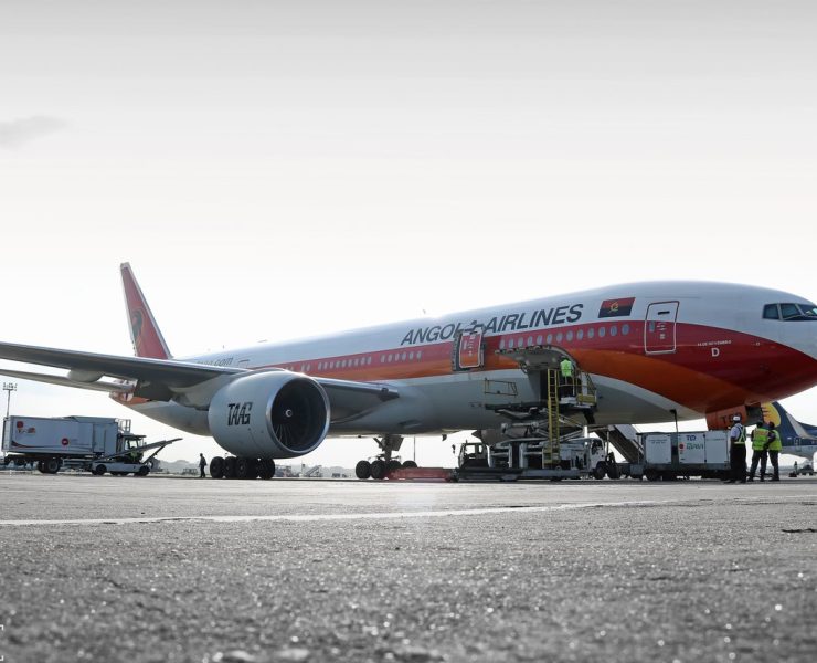 A TAAG Linhas Aéreas de Angola aircraft — Angola's national carrier ranked eighth among Africa's largest airlines in 202