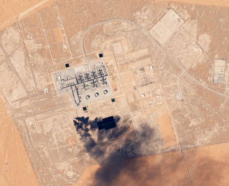 Khurais Oil Processing Facility, Saudi Arabia by Planet Labs | Photo: Planet Labs, Inc. (BY-SA)