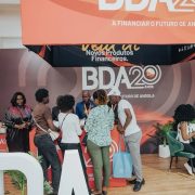 Angola Development Bank (BDA) stand at the Benguela International Fair (FIB 2026), where the bank is promoting financing