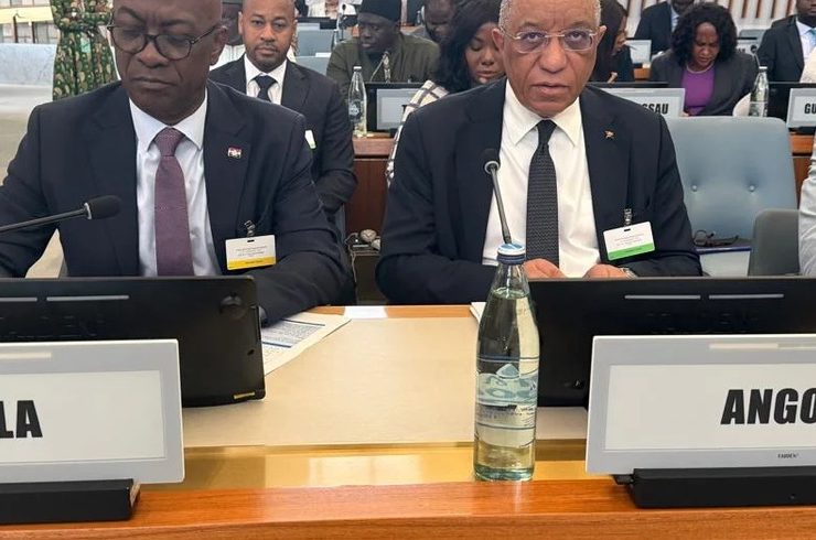 Angola's Planning Minister Victor Hugo Guilherme leads the country's delegation at the African Regional Ministerial Meet