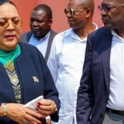 Angola's Minister of Public Administration, Labour and Social Security, Teresa Rodrigues Dias, at the reopening of the I