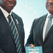 Angola's Minister of Telecommunications Mário Augusto da Silva Oliveira presenting at the inaugural Africa Space Expo (A