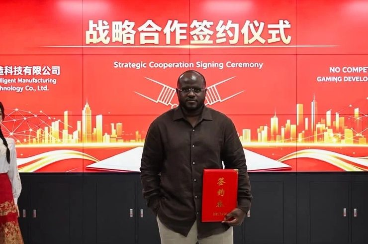 Industrial robots on a manufacturing floor — Angola's No Competition Infinity Gaming has signed a five-year deal with Ch