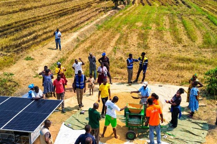 Ghanaian Startup Wobil Technologies Builds Solar-Powered Rice Machines for Smallholders | Source: 360 Mozambique