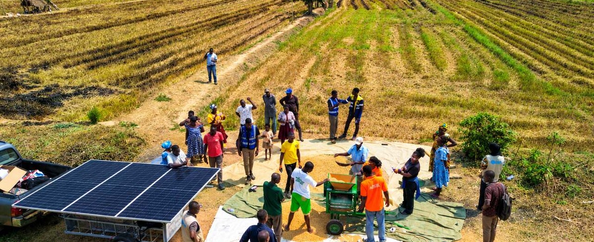 Ghanaian Startup Wobil Technologies Builds Solar-Powered Rice Machines for Smallholders | Source: 360 Mozambique